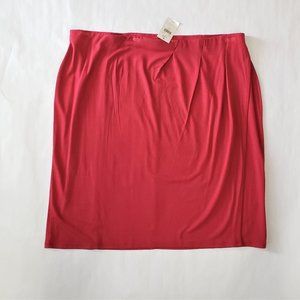 J.Jill Wearever Knit Wrap Skirt size XL Pink Clare